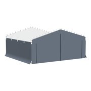 Shelterlogic Enclosure Kit for Arrow Carport, 20 ft. x 20 ft. Gray 10183